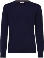 BRUNELLO CUCINELLI MAGLIA BLU