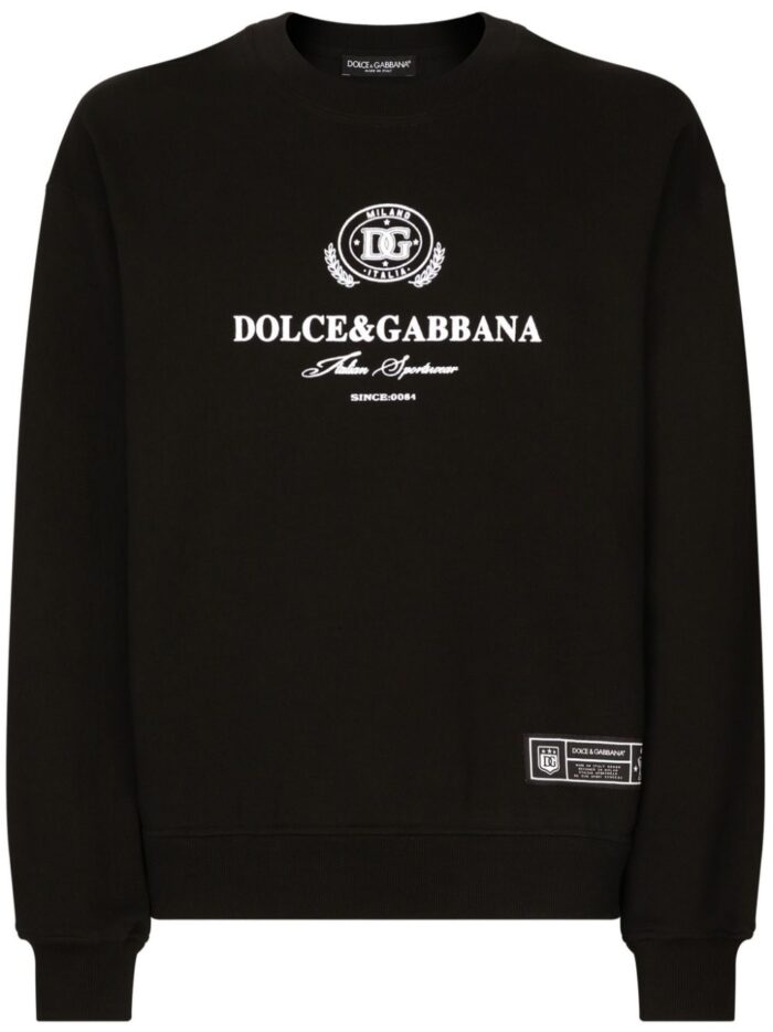 DOLCE & GABBANA FELPA NERA