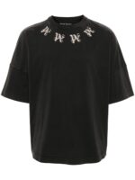 PALM ANGELS T-SHIRT GRIGIO SCURO