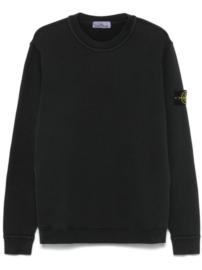 STONE ISLAND FELPA NERO