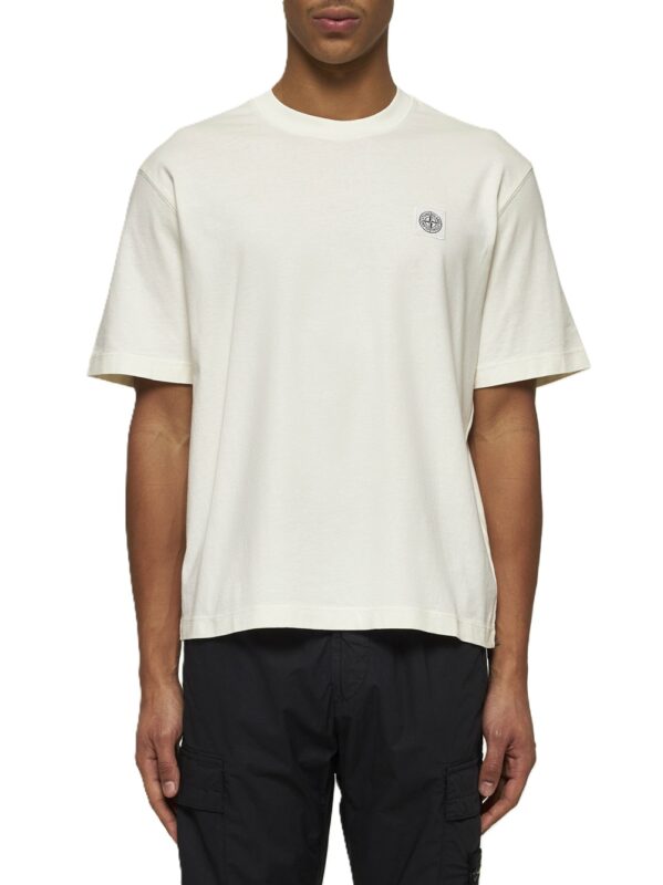 STONE ISLAND T-SHIRT  AVORIO
