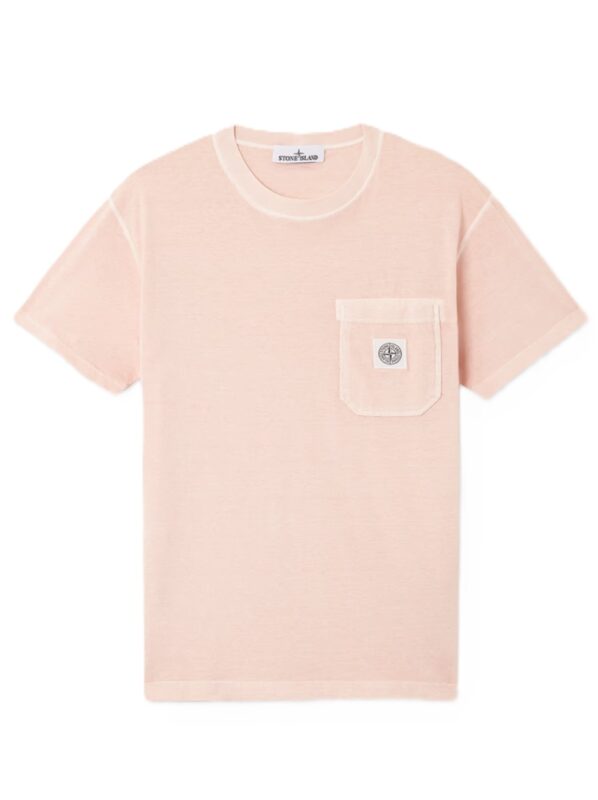 STONE ISLAND T-SHIRT ROSA