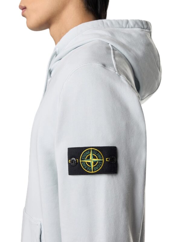 STONE ISLAND FELPA CELESTE