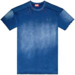 DIESEL T-SHIRT BLU DENIM