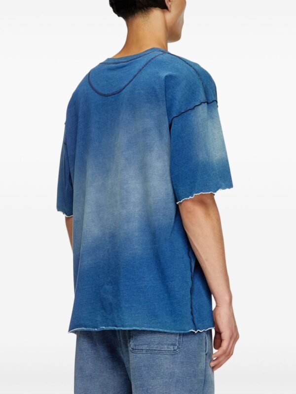 DIESEL T-SHIRT BLU DENIM