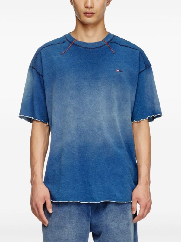 DIESEL T-SHIRT BLU DENIM
