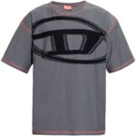 DIESEL T-SHIRT GRIGIO
