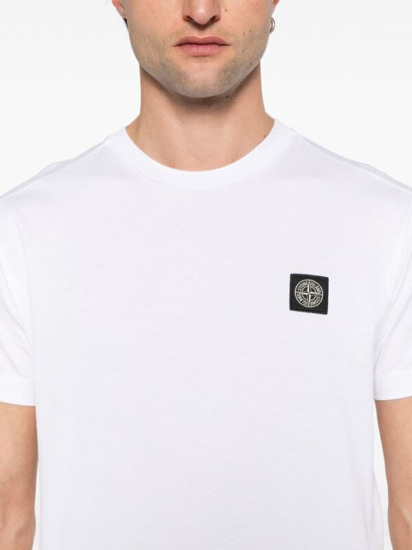 STONE ISLAND T-SHIRT BIANCO