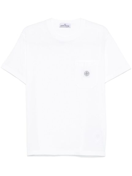 STONE ISLAND T-SHIRT BIANCO