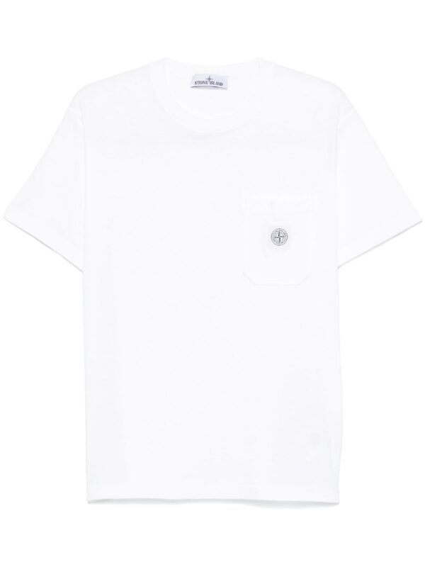 STONE ISLAND T-SHIRT BIANCO