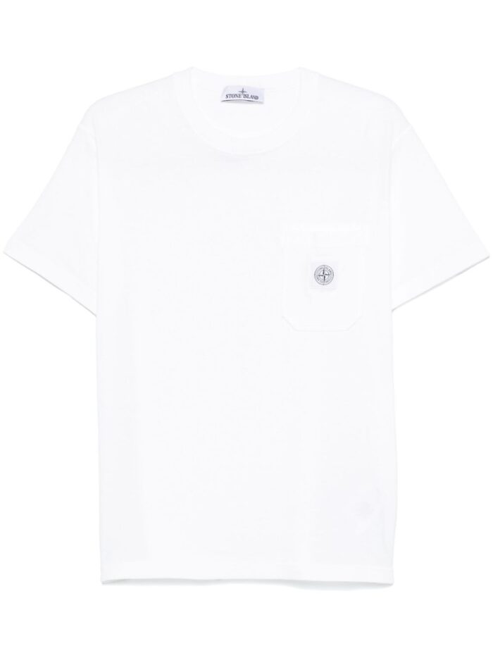 STONE ISLAND T-SHIRT BIANCO