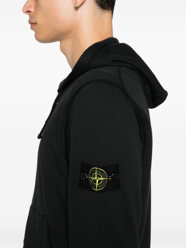 STONE ISLAND FELPA NERO