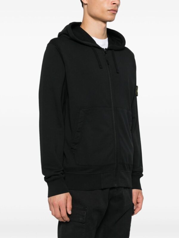STONE ISLAND FELPA NERO