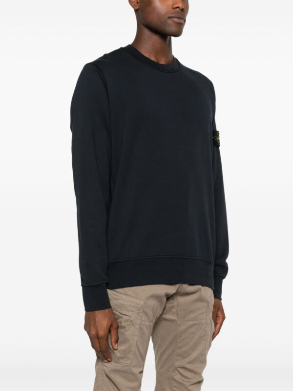STONE ISLAND FELPA BLU