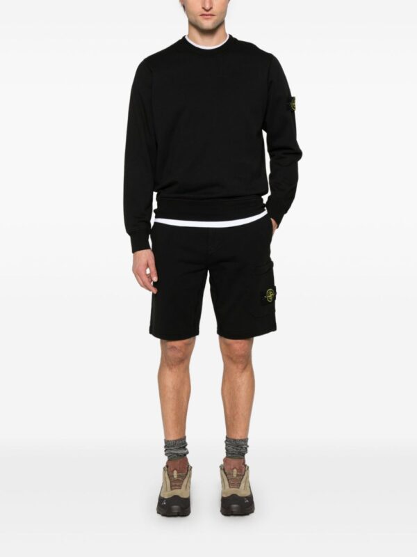 STONE ISLAND FELPA NERO