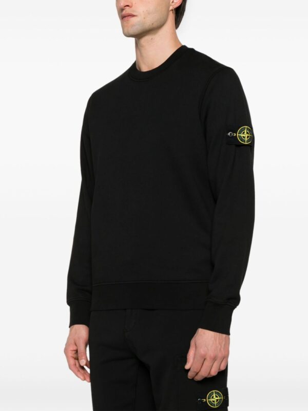 STONE ISLAND FELPA NERO