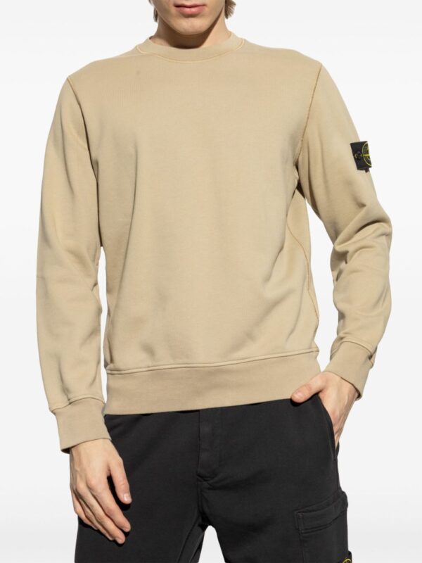 STONE ISLAND FELPA SENAPE