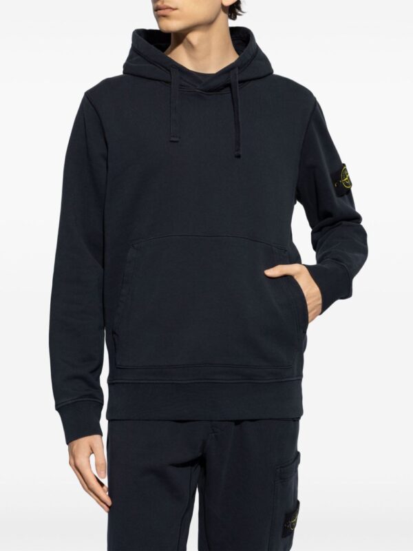 STONE ISLAND FELPA BLU
