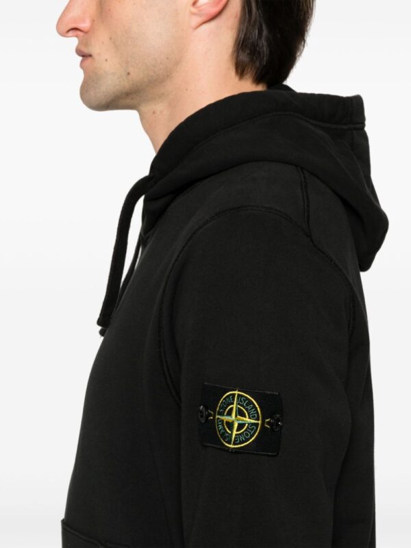 STONE ISLAND FELPA NERO