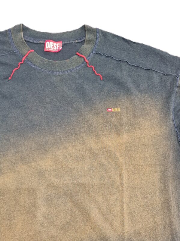 DIESEL T-SHIRT BLU DENIM