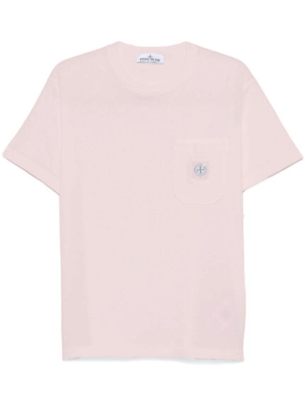 STONE ISLAND T-SHIRT ROSA