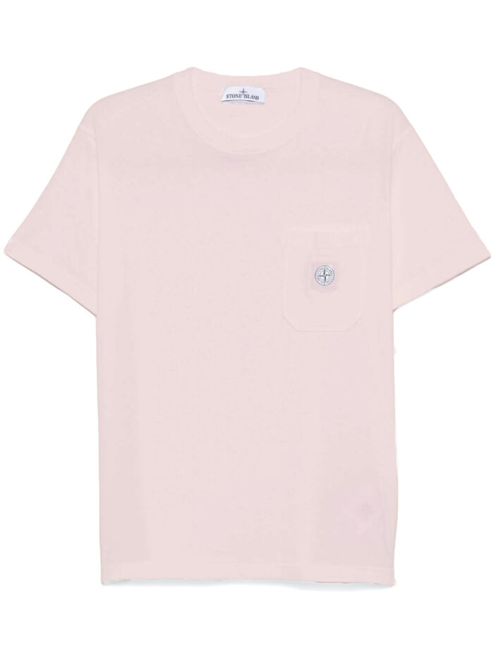 STONE ISLAND T-SHIRT ROSA