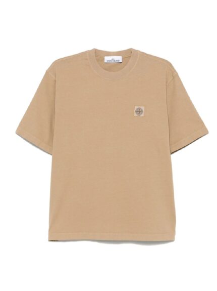 STONE ISLAND T-SHIRT BEIGE