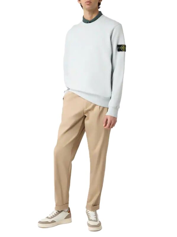 STONE ISLAND MAGLIA CELESTE