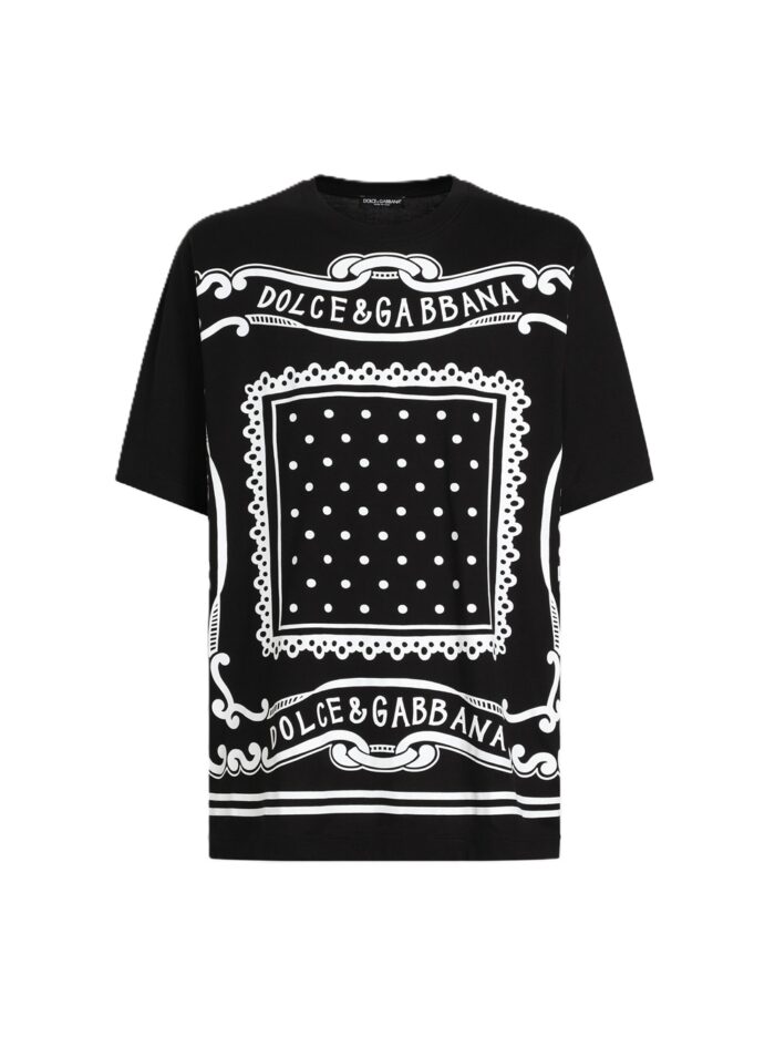 DOLCE&GABBANA T-SHIRT NERO