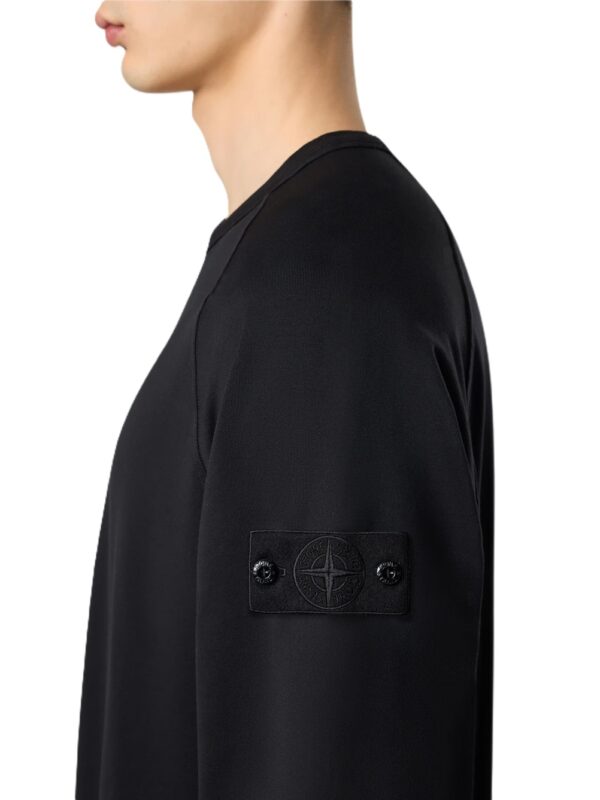 STONE ISLAND FELPA NERO