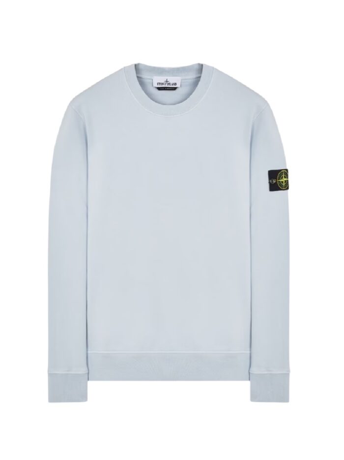 STONE ISLAND MAGLIA CELESTE