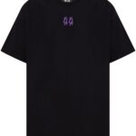 44 LABEL T-SHIRT NERO/BLU