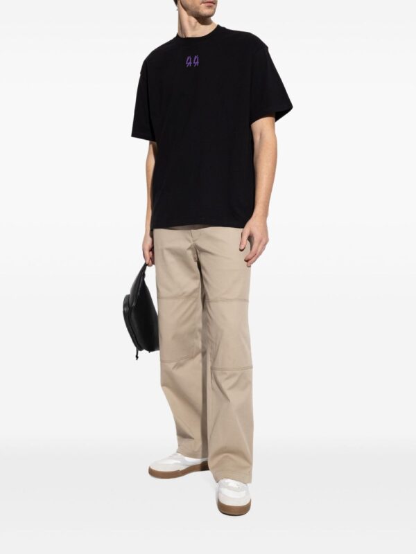 44 LABEL T-SHIRT NERO/BLU VACATION TEE