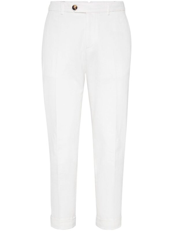 BRUNELLO CUCINELLI PANTALONI BIANCO