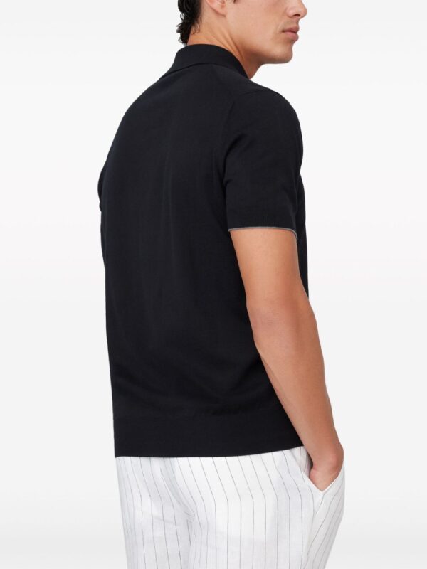 BRUNELLO CUCINELLI POLO NERO