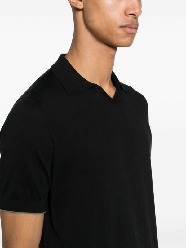 BRUNELLO CUCINELLI POLO NERO