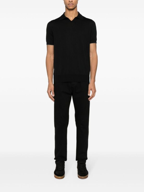 BRUNELLO CUCINELLI POLO NERO