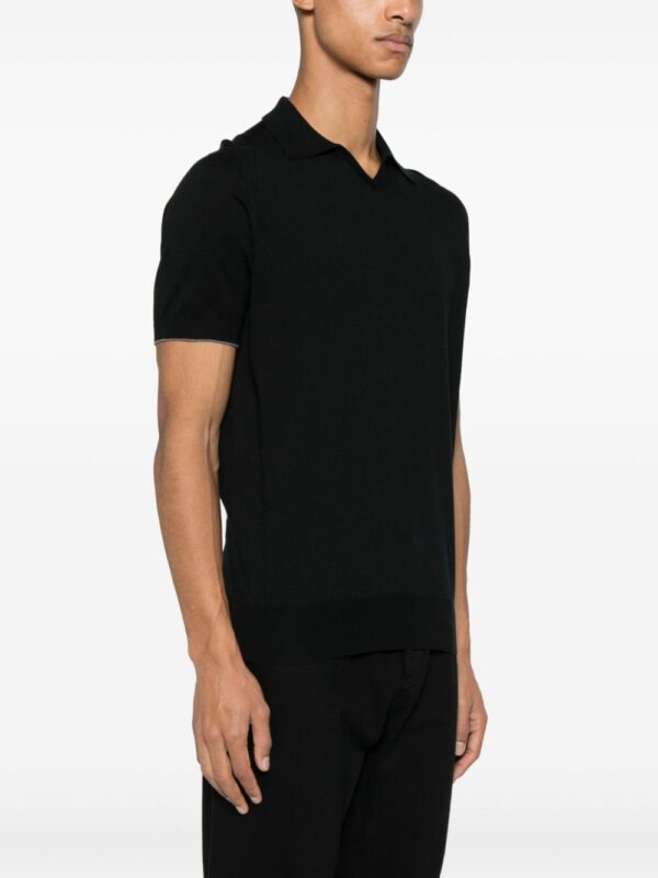 BRUNELLO CUCINELLI POLO NERO