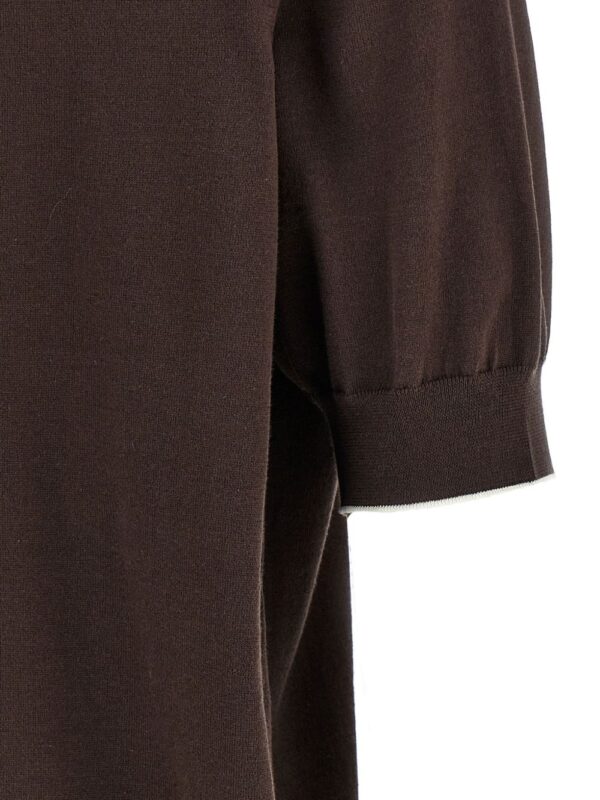 BRUNELLO CUCINELLI T-SHIRT MARRONE
