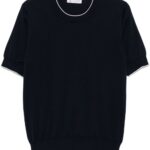 BRUNELLO CUCINELLI T-SHIRT BLU