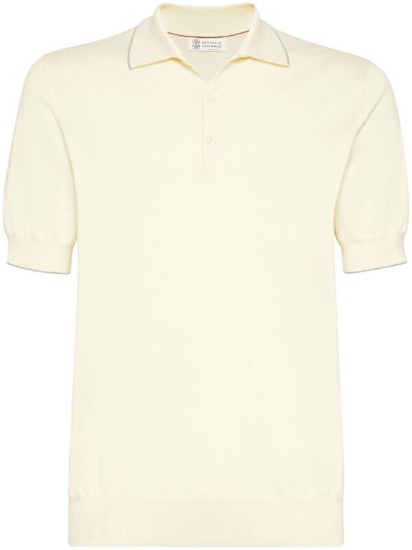BRUNELLO CUCINELLI POLO ZENZERO