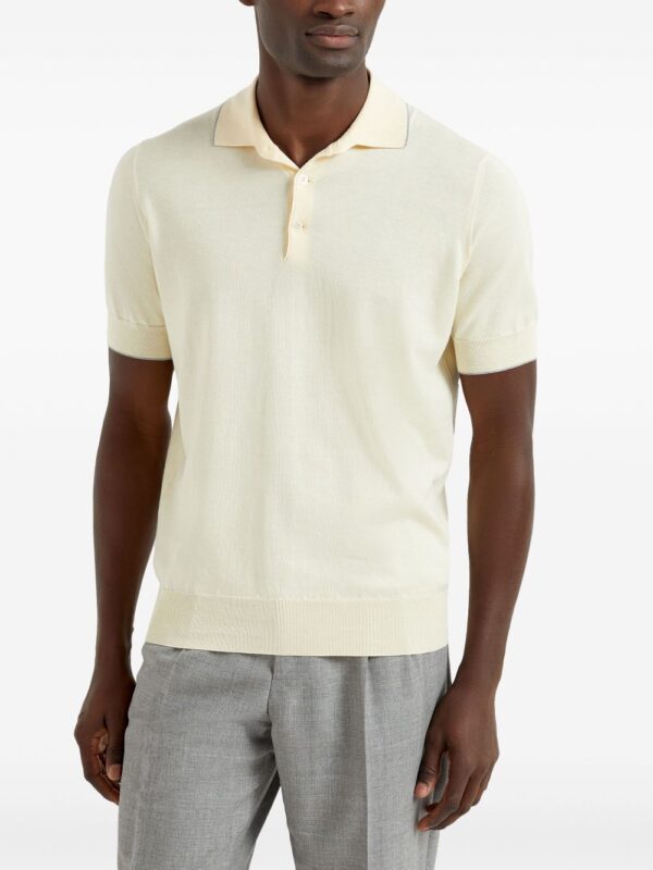 BRUNELLO CUCINELLI POLO ZENZERO