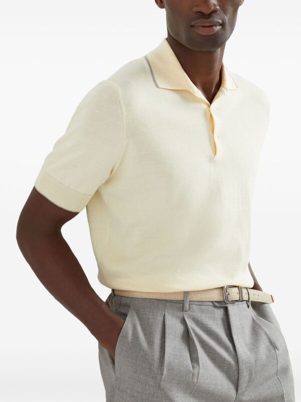 BRUNELLO CUCINELLI POLO ZENZERO