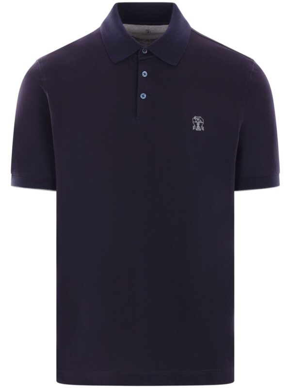 BRUNELLO CUCINELLI POLO BLU