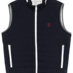 BRUNELLO CUCINELLI GIUBBOTTO BLU