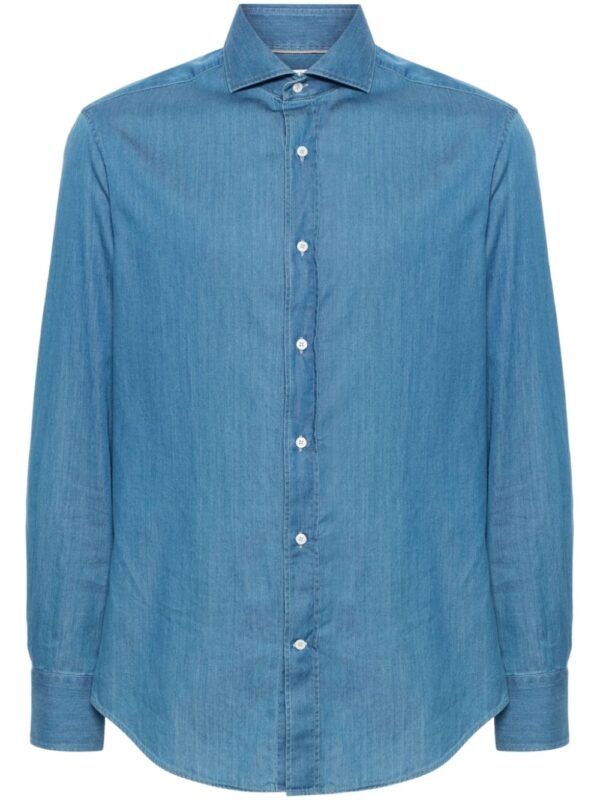 BRUNELLO CUCINELLI CAMICIA DENIM