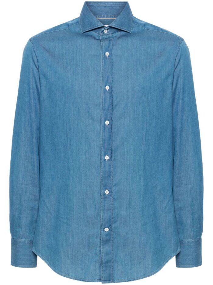 BRUNELLO CUCINELLI CAMICIA DENIM