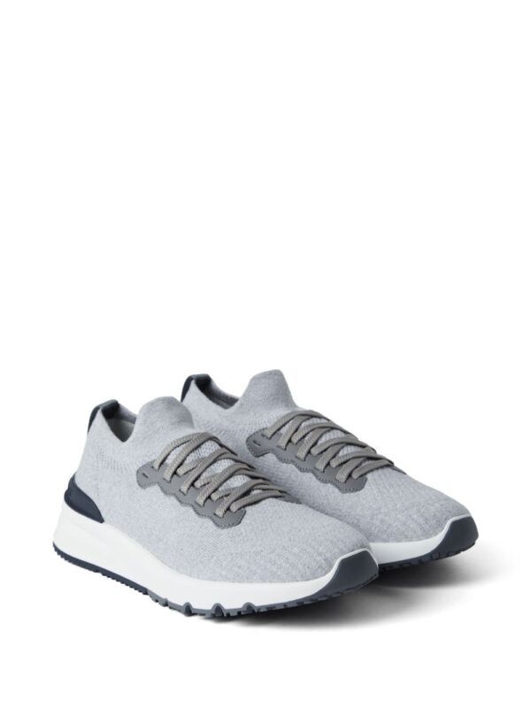 BRUNELLO CUCINELLI SNEAKERS GRIGIO