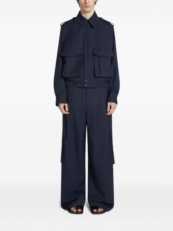 DRIES VAN NOTEN GIUBBOTTO BLU