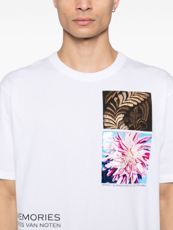 DRIES VAN NOTEN T-SHIRT BIANCO